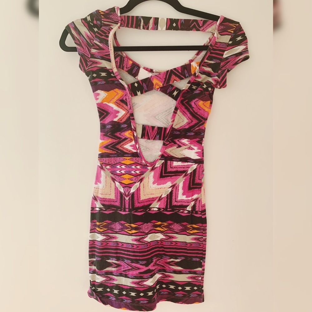 Pink Aztec Dress - Picture 2 of 2